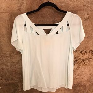 Light blue blouse